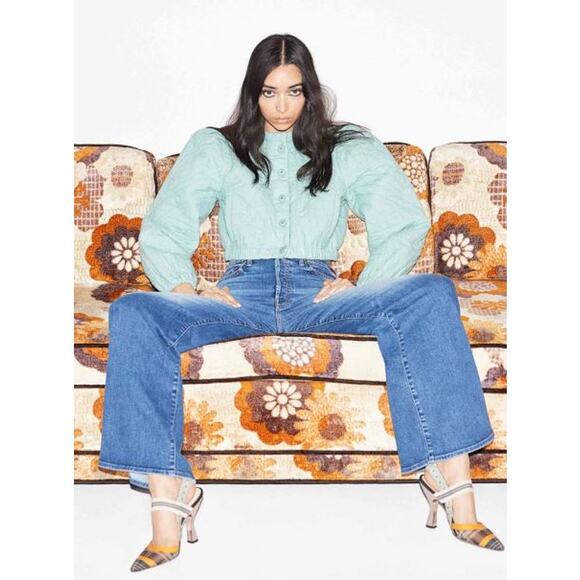 MOTHER Blue Flare & Wide Leg Jeans - Picture 10 of 14